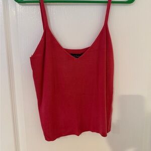 Ann Taylor Mauve Pink V-Neck Camisole Tank Top